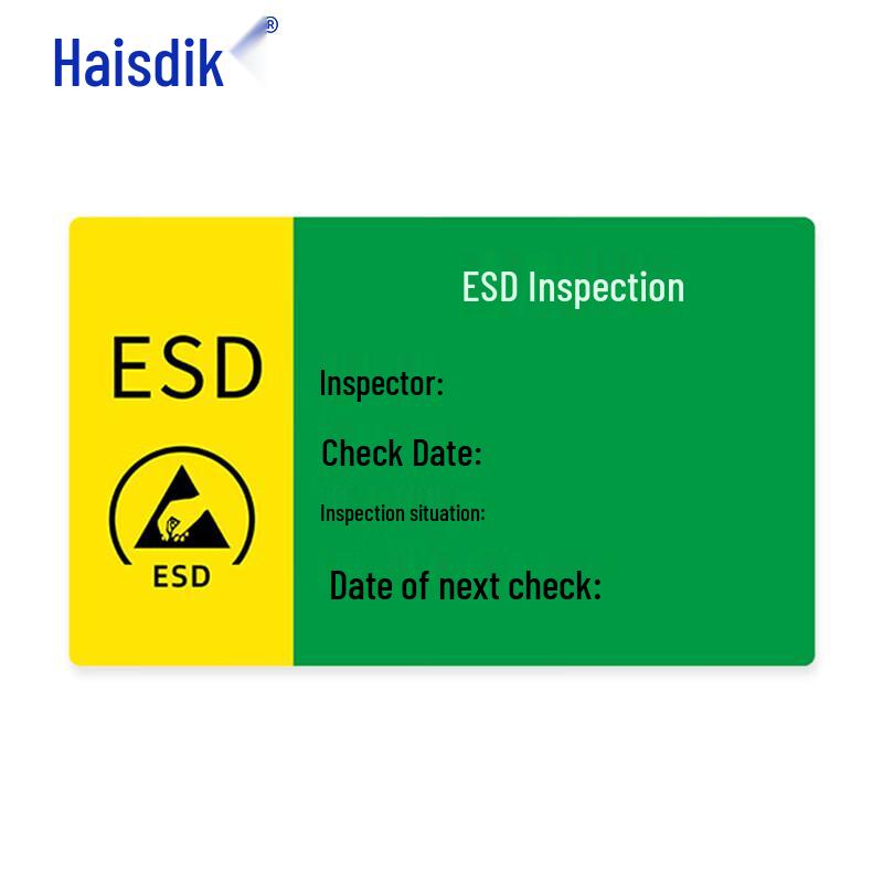 ESD Static Detection Labels