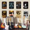 Aerosmith Band Metal Plaques & Signs Wall Decor Vintage Tin Signs Captain Metal Poster Decor for Bar Pub Club Wall Decoration