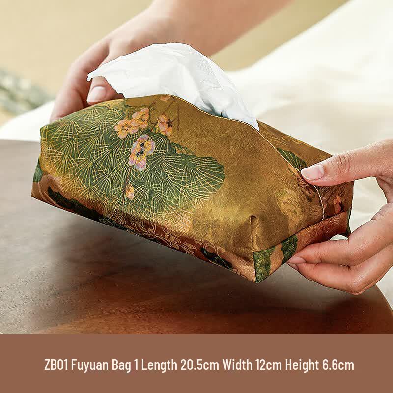 Xiangyunsha Fabric Tissue Box