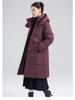 Women's Mid-Length Hooded Down Cotton Jacket - 2024 Autumn Fashion, Casual and Warm Coat