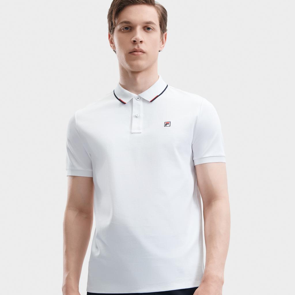 New FILA Polo Shirts Men's White F11M421122FWT