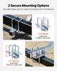 Boat Trailer Guides, 470 mm/520 mm Height Adjustable Trailers Guide, 2PCS Thickened High-Duty Steel Trailer Guide-Ons with Smooth Roller Guidance, for