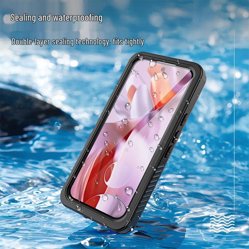 Google Pixel 9 Pro XL Waterproof Transparent Full Coverage Case