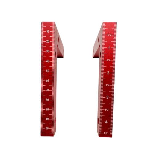 Ansimple Right Angle Ruler, Set of 2, Corner Clamp, L-Shaped Clamp, Fixing Tool, 90 Degree Right Angle, Woodworking, Perfect Square, DIY Tool, Aluminu