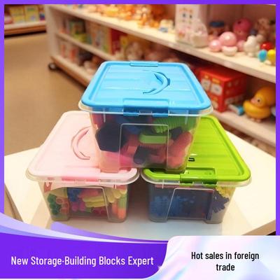 Children's Educational Building Block Table with Sturdy Storage Box - Perfect Gift for Boys and Girls