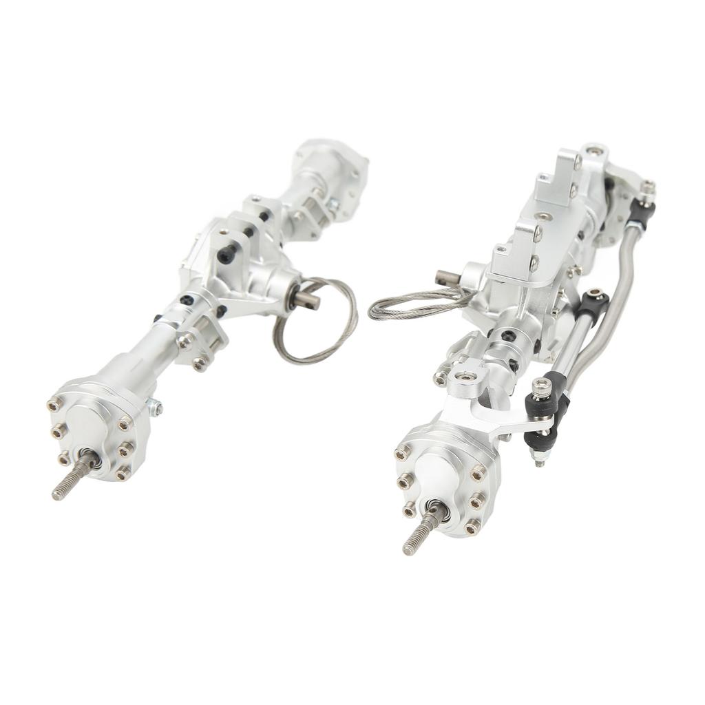 RC Axle Kit Front Rear CNC Differential Locking Axles Set for SCX10 I II III 90046 90047 1Celsius10 RC Car