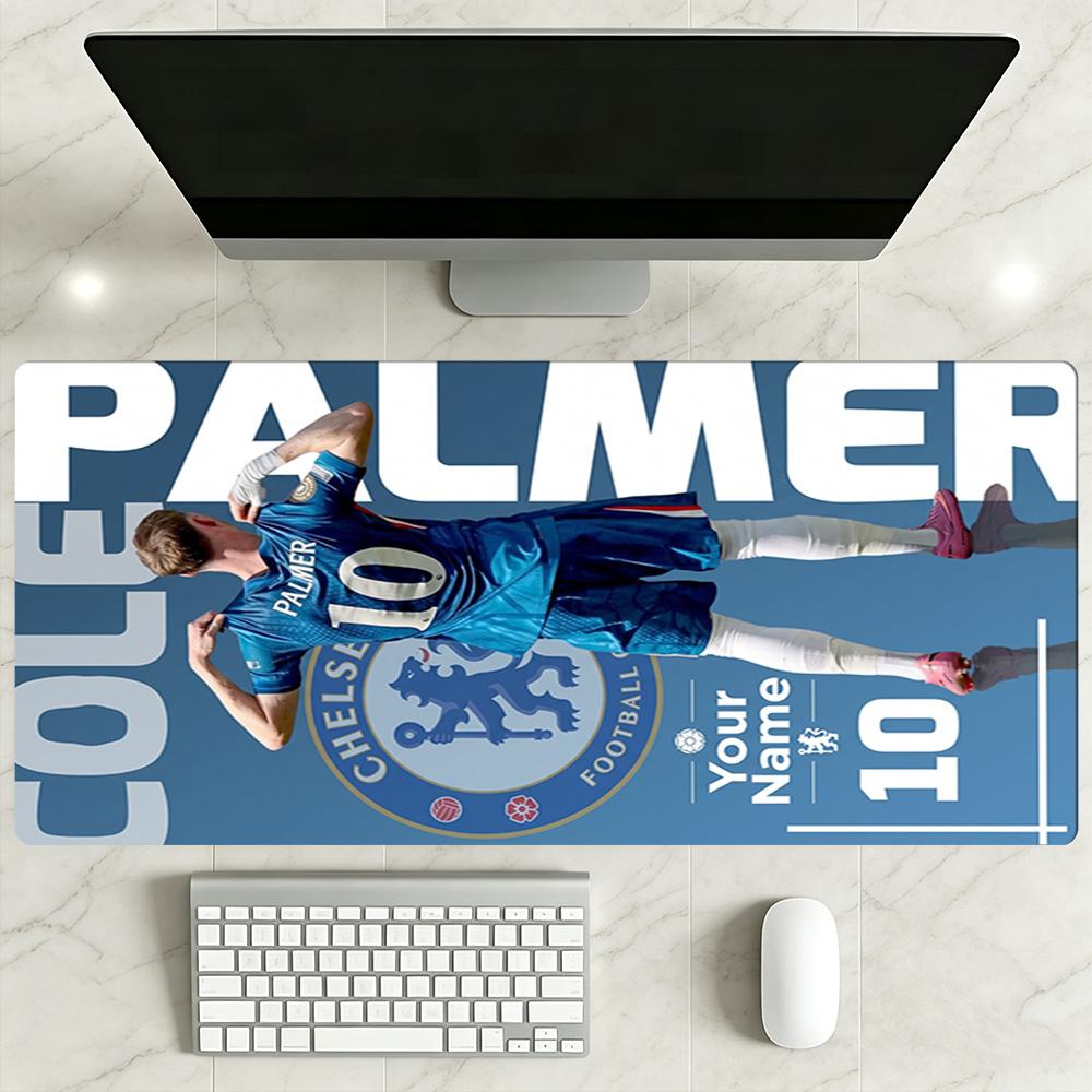 Chelsea Fc Football Player Personalized Name Mouse Pad Desk Mat HD Print Desk Pad Non-Slip Rubber Bottom Office Desk Accessory
