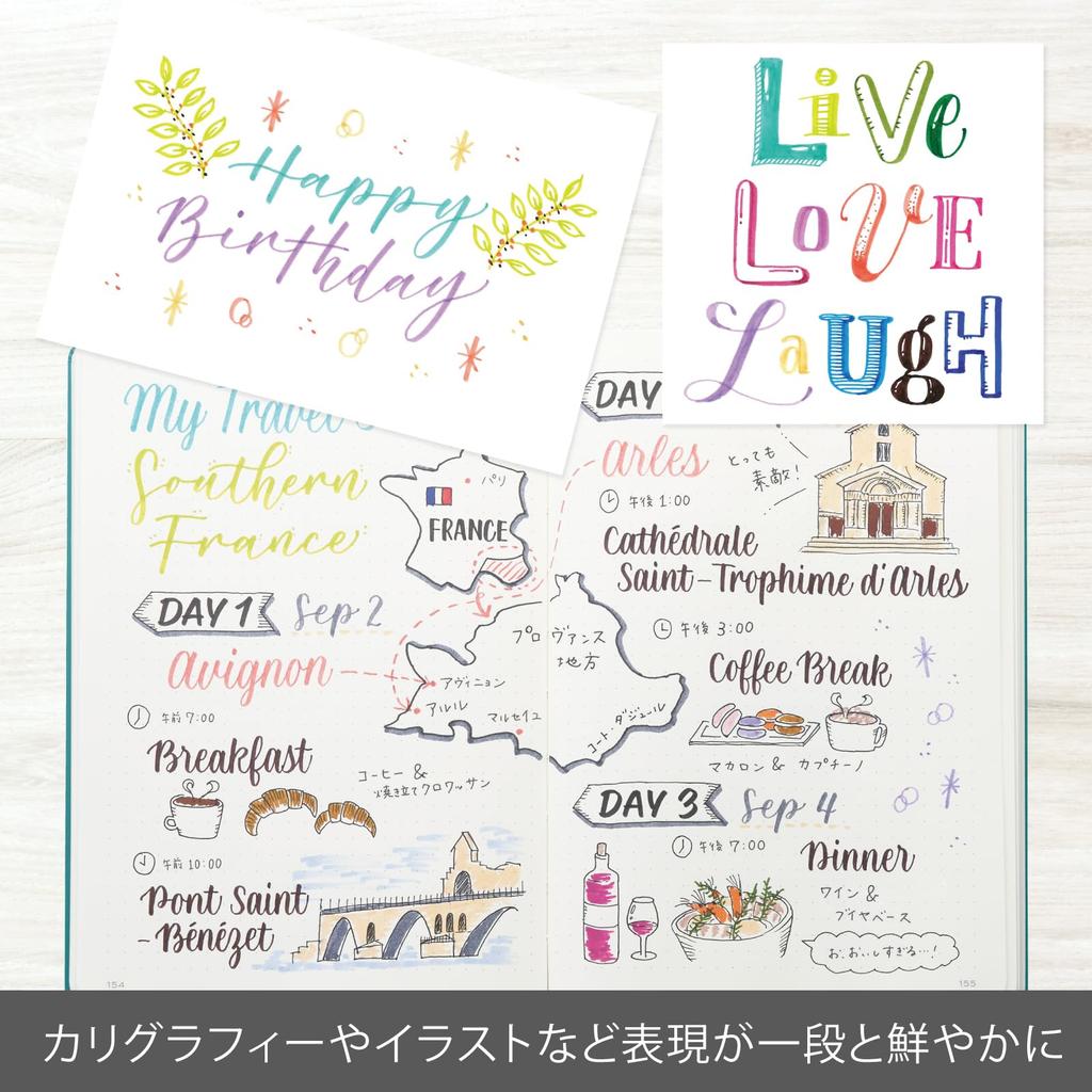 PENTEL Brush Touch Sign Pen, 36-Color Set, SES15C-36STH