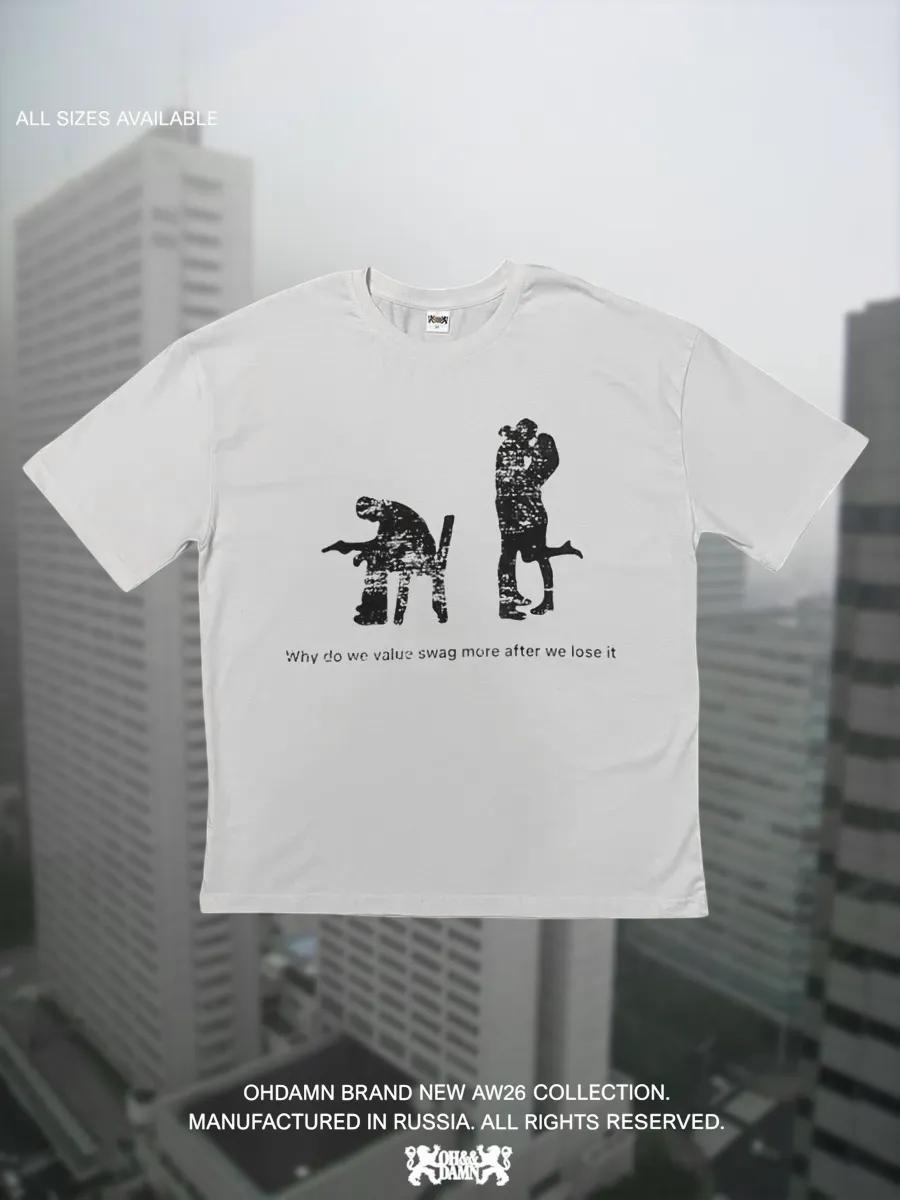 T-shirt VALUE THING y2k sk8 depression grunge archive M