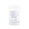 Small Fresh Plaid Pattern Decorative Material Paper For Journal Bookmark Label Decoration