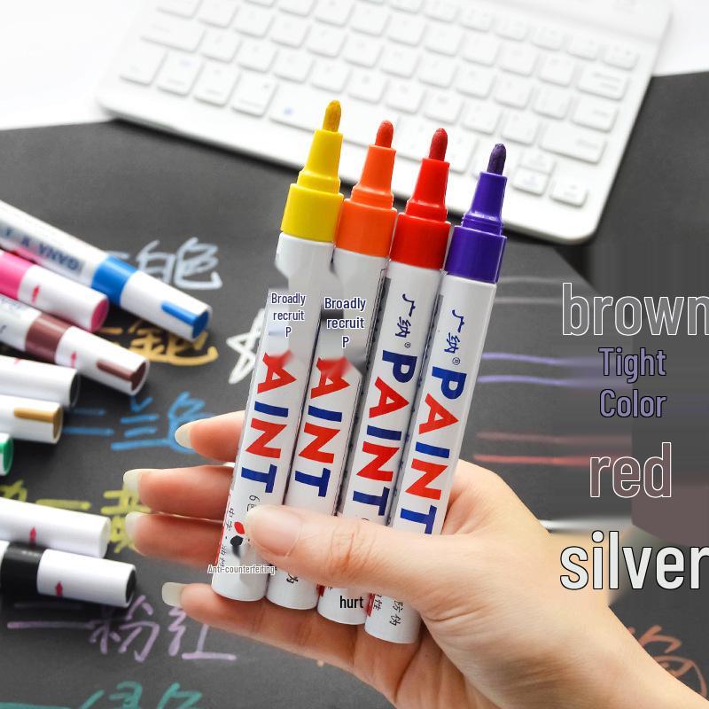 Quick-Dry Oil-Based Industrial Paint Pen - Waterproof Marking Touch-Up Pen