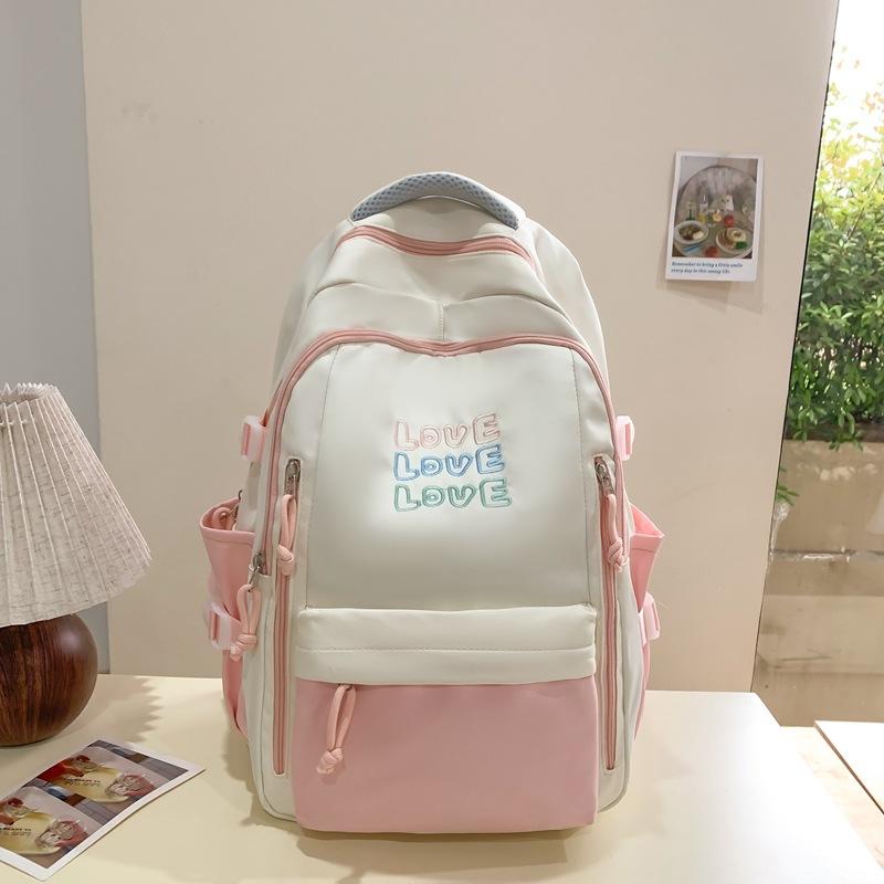 

Рюкзак большой вместимости Простой повседневный рюкзак для учеников средней школы