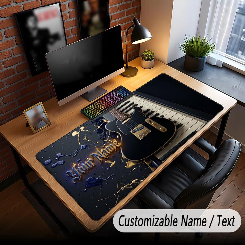 Musik Allgemeines Thema Benutzerdefiniertes Mauspads Personalisiert Mit Name Text Angepasste Schreibtischunterlage Für Büro Heimdekoration