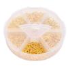 5pcs Gold Color Jewelry Making Rings Assorted Size Open Jump Rings Jumper Rings  Bracelet Repairing