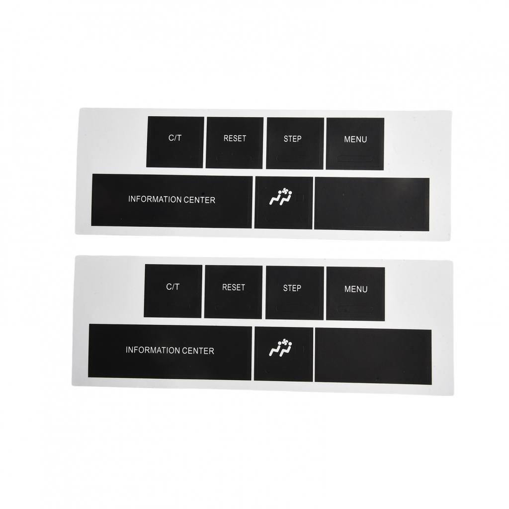Decal Stickers for DASH Control Buttons in For CHRYSLER and For JEEP Vehicles