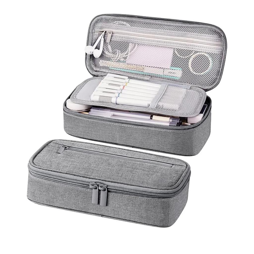 Portable Pencil Case, Large Capacity Pencil Case Stationery Pencil Case, Large Capacity Storage Bag Pouch Holder Box Organiser