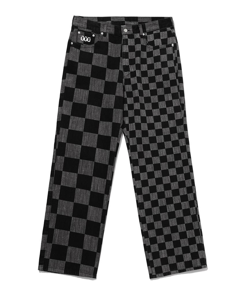 East Coast Pattern Denim Pants_Black(Ik2Csmd110A)