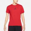 Jordan Jumpman T Shirts Men's Red Crew Neck Moderate CW5191-687