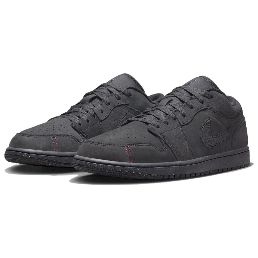 Air Jordan 1 Low SE Craft Dark Smoke Red Men Sneakers Grey Dark-Smoke-Grey Varsity-Red FD8635-001