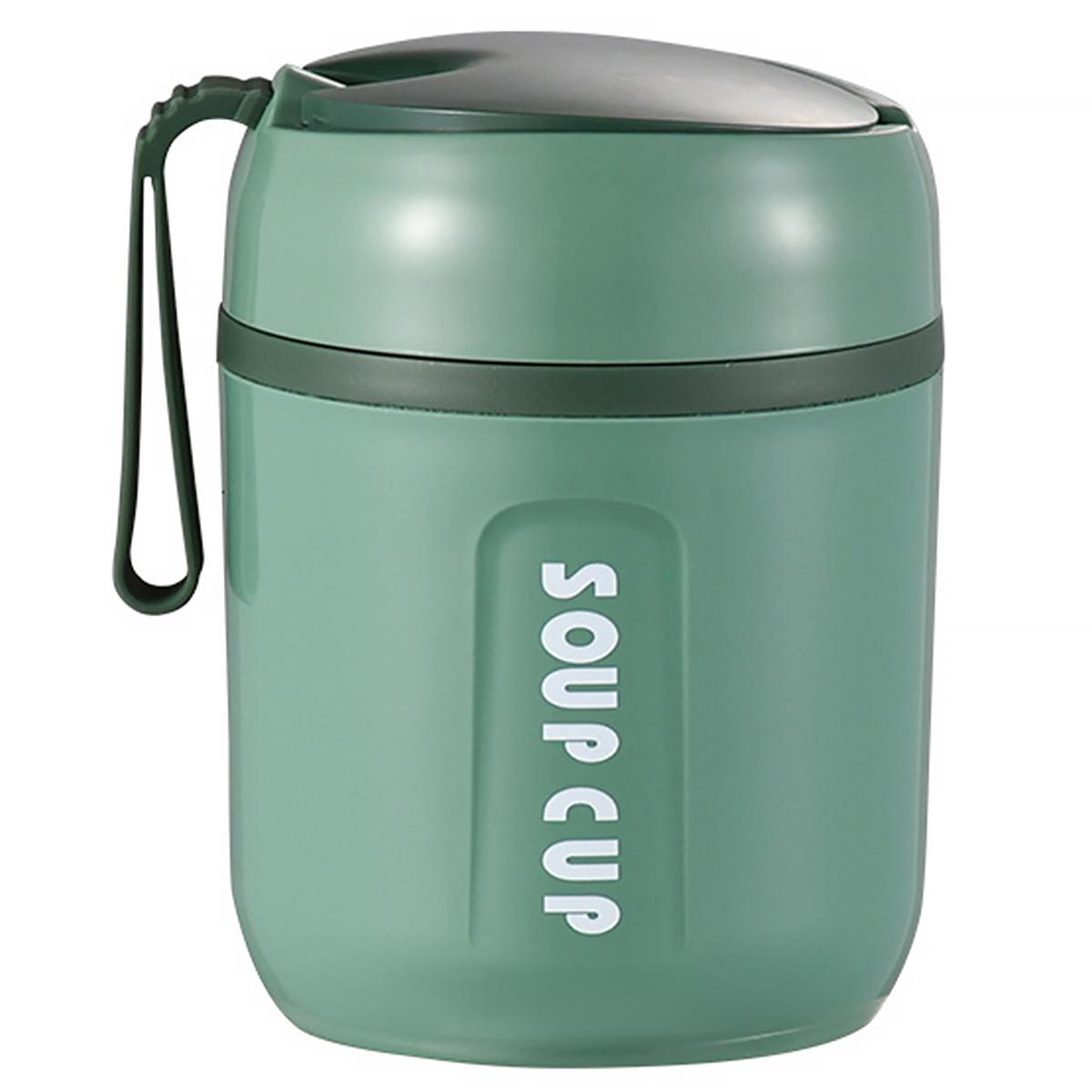 

Stainless Steel Insulated Thermo Soup Cup 530ml 480ml Portable Lunch Box with Spoon Food Container Vaccum Cup Insulate Bento Box