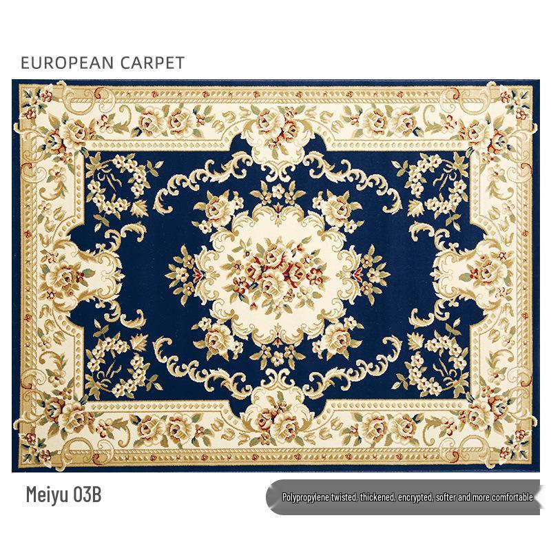 Nordic-Style Persian Ethnic Area Rug for Living Room: Soft Sofa & Coffee Table Pad