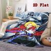 The Elric brothers Alphonse Elric 2D Flat Pattern Flannel Blanket High quality All Seasons Warmth and Comfort Perfect for Christmas Gifts.NMT0928187