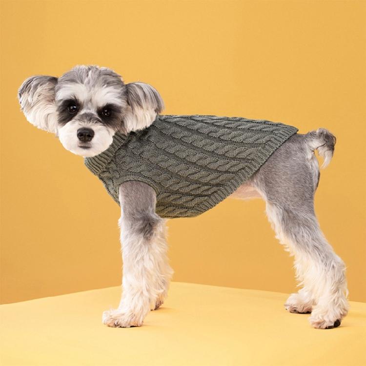 Dog Sweater Casual Wear Pullover for Cold Weather Knitwear Apparel Turtleneck
