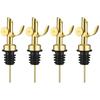 Auto Opening Wine Pourer Leak Proof Spouts Premium Nonrust Steel Universal Bottles Adapter Modern Kitchens Accessory