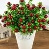 1Pc 6 Branches 18 Heads Artificial Fruits DIY Art CDN
