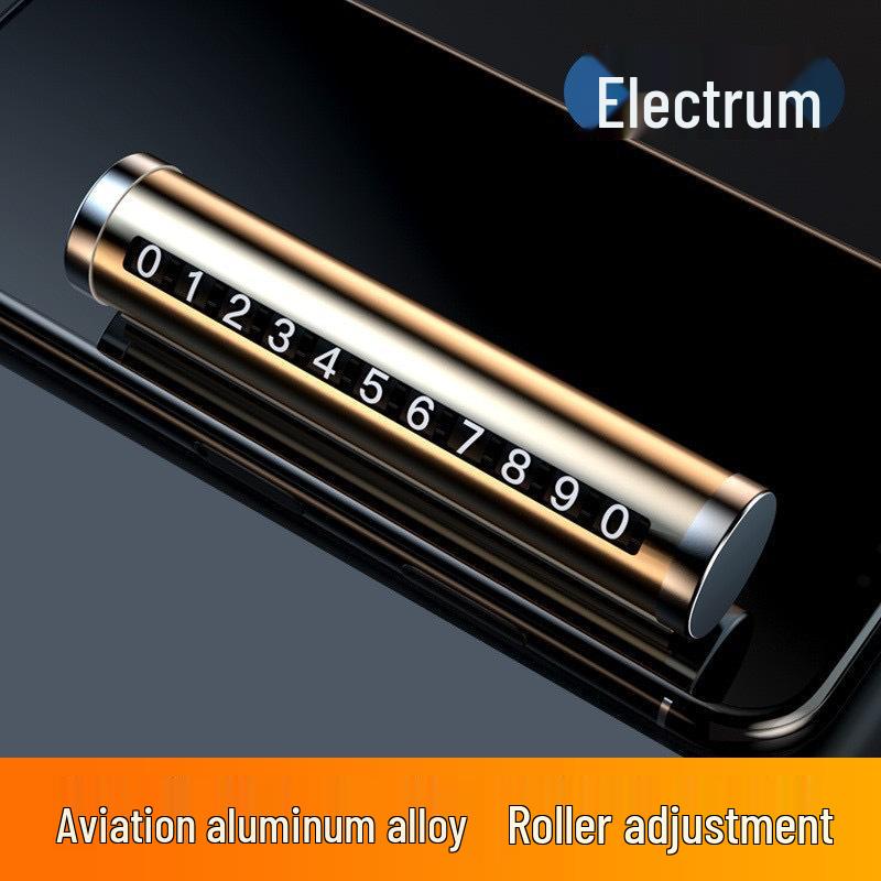 

Подвижная табличка с номером телефона для автомобиля с индивидуальным логотипом - Подарок, знак для временной парковки