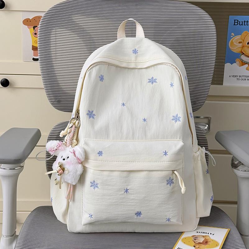 Schoolbag New Japanese Ins High Value Fresh and Sweet Candy Bow Backpack Junior High School Students Lightweight Backpack