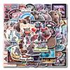 50PCS Kawaii Animal Sticker Moo Deng Hippopotamus Stickers New Stickers  for Kids Children