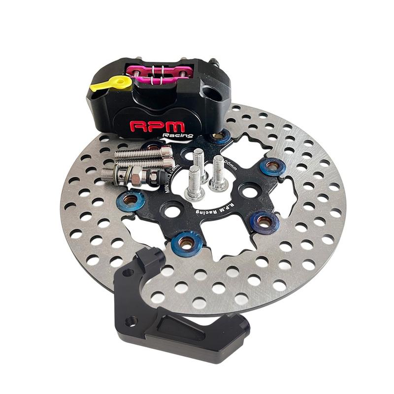 RPM 57mm Hole Pitching Brake Disc Universal 200mm Floating Rotor Front CNC Brake Caliper for Yamaha RSZ JOG BWS Zuma Aerox Honda