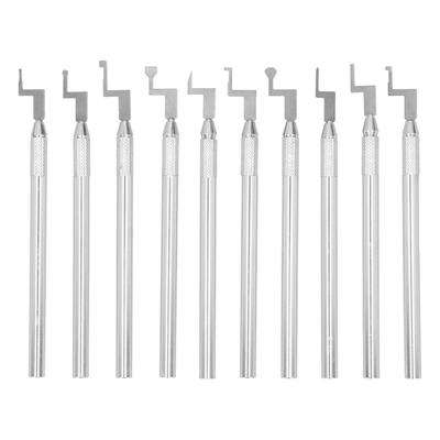 10pcs Professional Hair Wax Carving Knife Crafts Jewelry DIY Carving Knife Tool Set