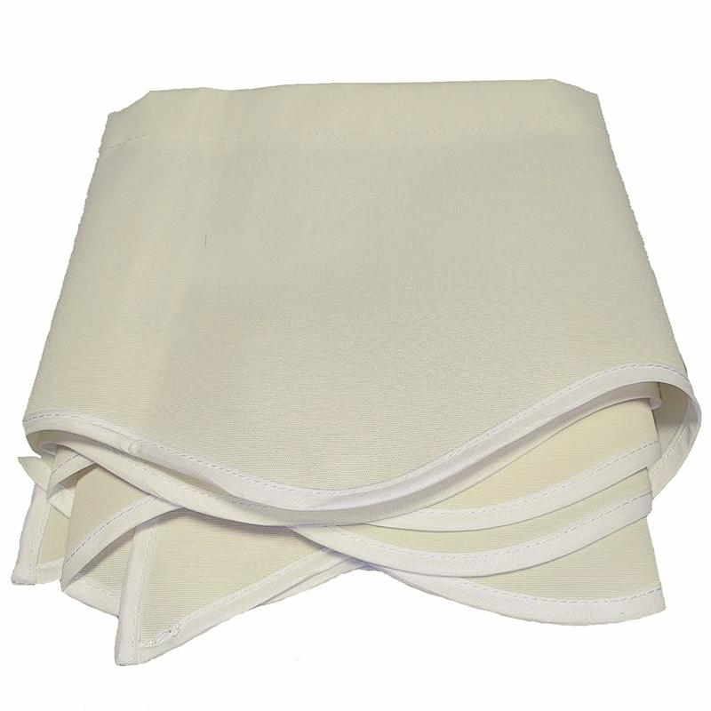 Cream Color Solid Beige Canopy Replacement Cloth Poly Fabric Outdoor Awning Waterproof Material Store Banner UV Block