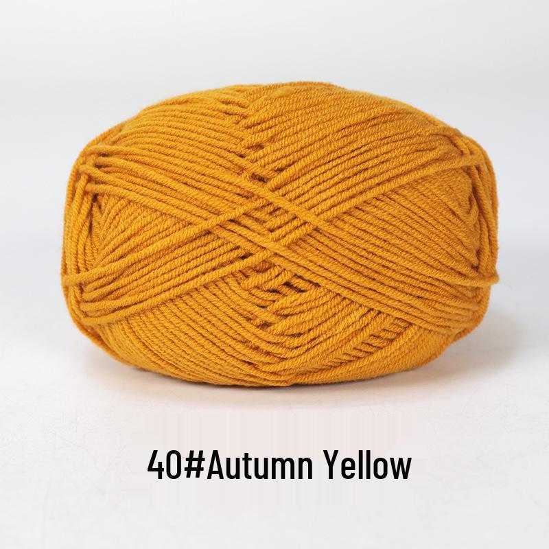 Baby 4-lagiges Milchbaumwollgarn zum Stricken von DIY-Schals oder Decken