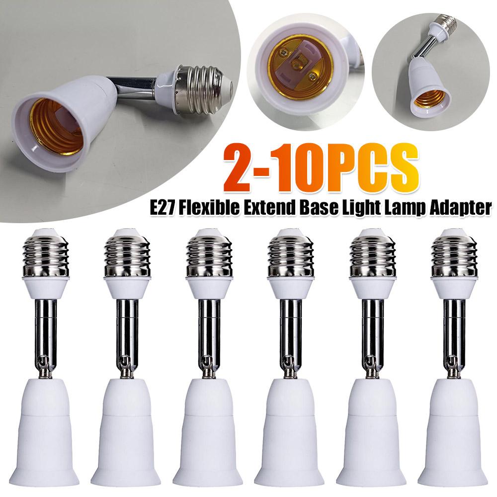 E27 Flexible Extend Extension Base Light Lamp with Adapter Converter Flame-retardant Adapter Lighting Parts