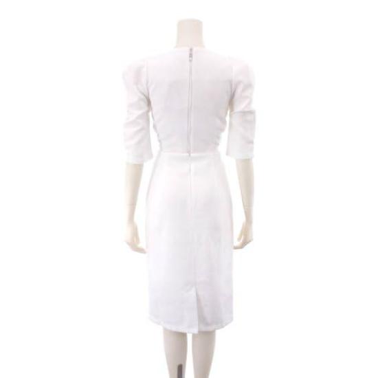 GRAXIA Cabaret Midi Tight Perfect for Hostess Half Pearl and Size M Dress, Dress, Two-Piece Set, Fit, Hostesses, Clubs, Lounges, Sleeves, Beads,