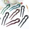Acetate Hair Fork Geometric Design Hair Sticks Fashion Hair Bun  for Women Girls