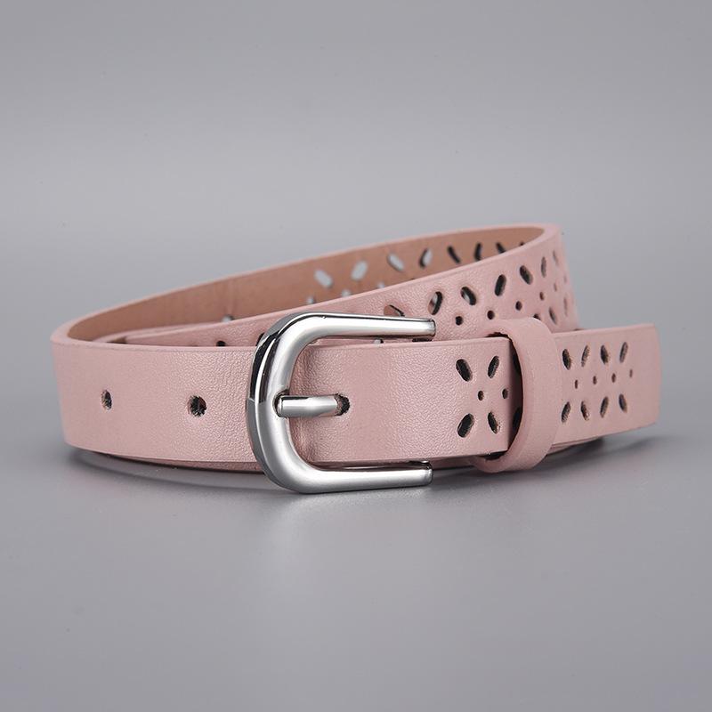 

Belt Women S Hollow Fine Belt Xiaoxiangfeng Women S Belt High-End Decorative Girls Belt 110cm розовый