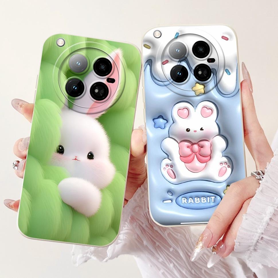 Silicone Case For Infinix Zero 40 4G Case X6860 Fashion Rabbit Soft TPU Cover For Infinix Zero 40 Zero40 Phone Cases Back Cover