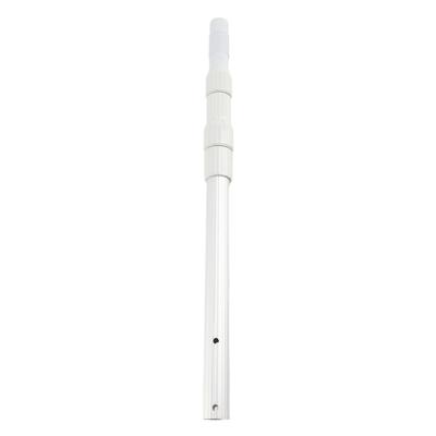 Limpador de Piscina Haste Telescópica Haste de Alumínio Reforçado Cabo Haste Limpeza de Piscina Rede de Pesca Vara Salva-Vidas 120CM