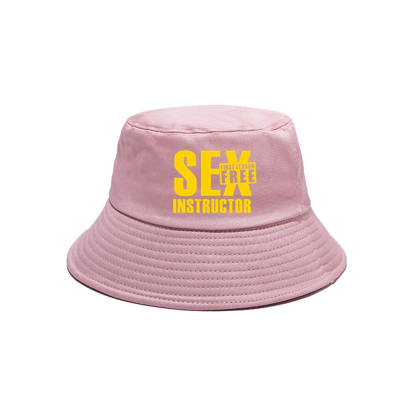 Funny Sex Instructor Bucket Hats Fashion Cool Unisex Caps Outdoor Summer FisherUnisex Hats Bob Hat MZ-303