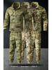 Herren Tarnung Arbeitskleidungs-Set: Robuste taktische Outdoor-Uniform für Frühling & Herbst