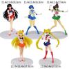 Sailor Moon Character Cake Figures: Usagi & Makoto Standable Models