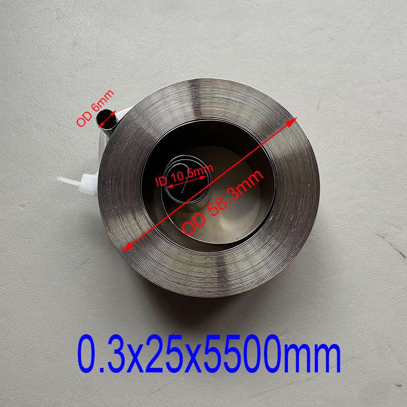 Width 19mm Spiral Flat Wire Coil Large Size Scroll Spring Constant Force Springs 0.3mm Thickness*19mm Width*5300mm Length