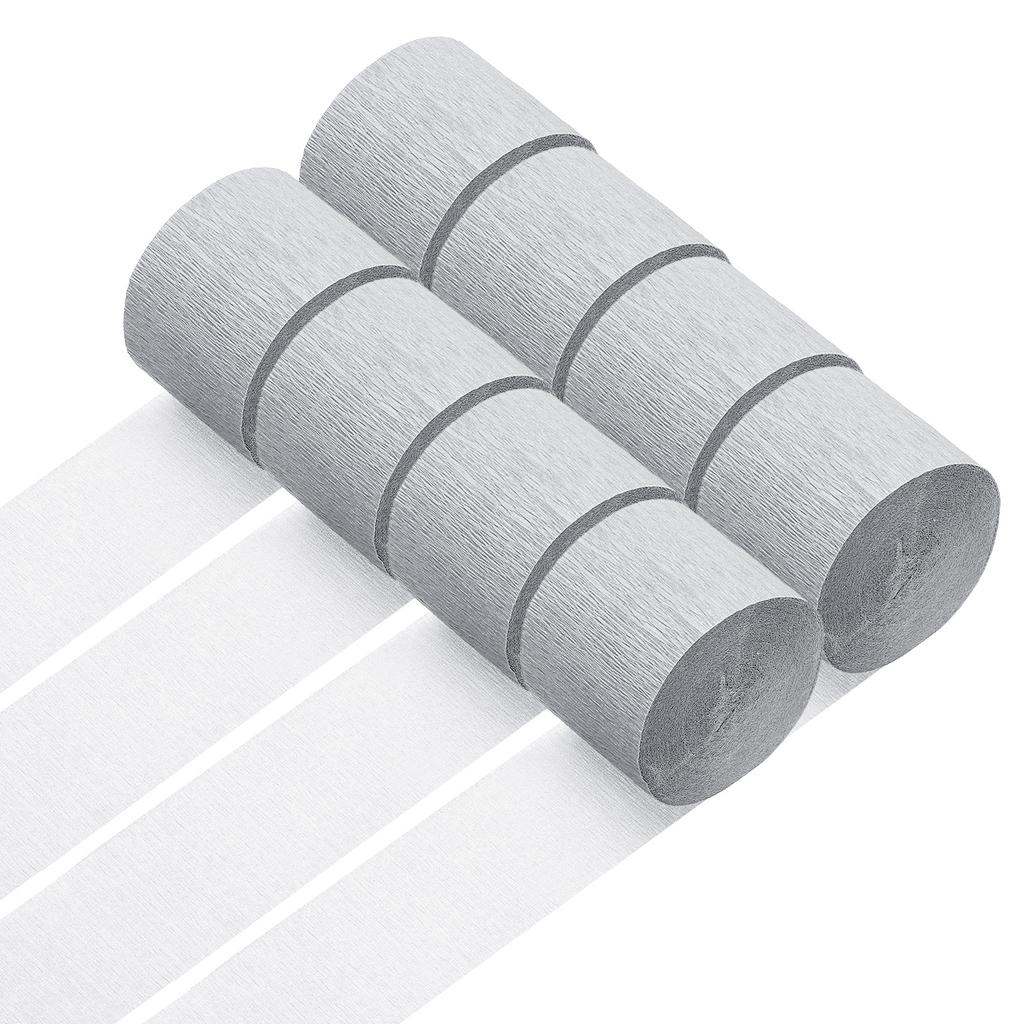 8 Rolls Crepe Paper Streamers 656ft Rainbow Streamers for Party Decorations Wedding Ceremony Birthday Indoor Decorations