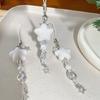 Unique Flocking Snowflake Star Phone Charm Winter Phone Jewelry Fashion Phone Ornament for Trendy Women Seeking Winter