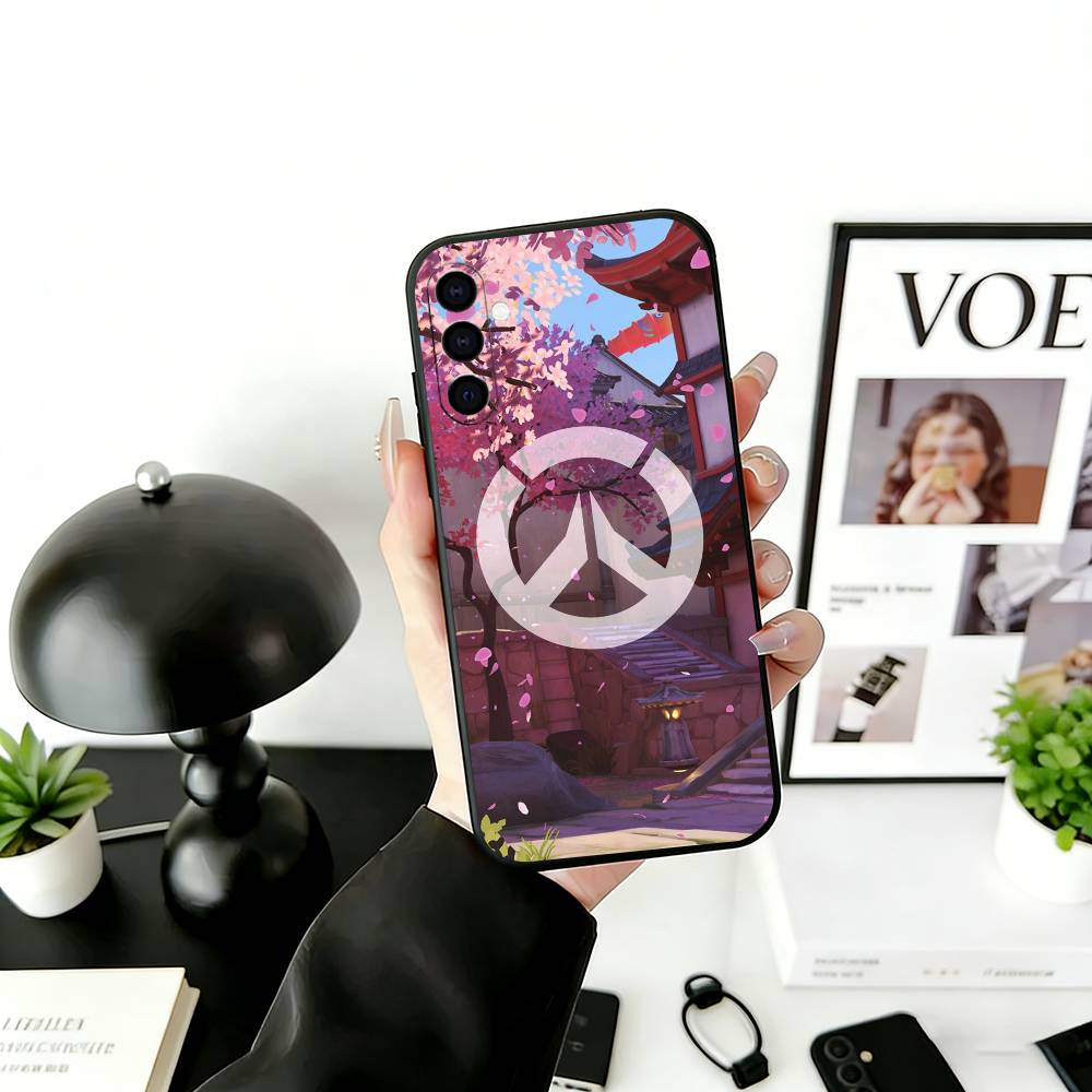 

G-Game O-Overwatch Phone Case For Samsung Galaxy A73,A72,A71,A70,A53,A52,A51,Soft Silicone Black Cover Samsung a21