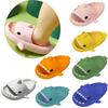 Cute Toddler Cartoon Sharks Non-slip Slippers For Boys And Girls Soft Breathable Eva Sandals